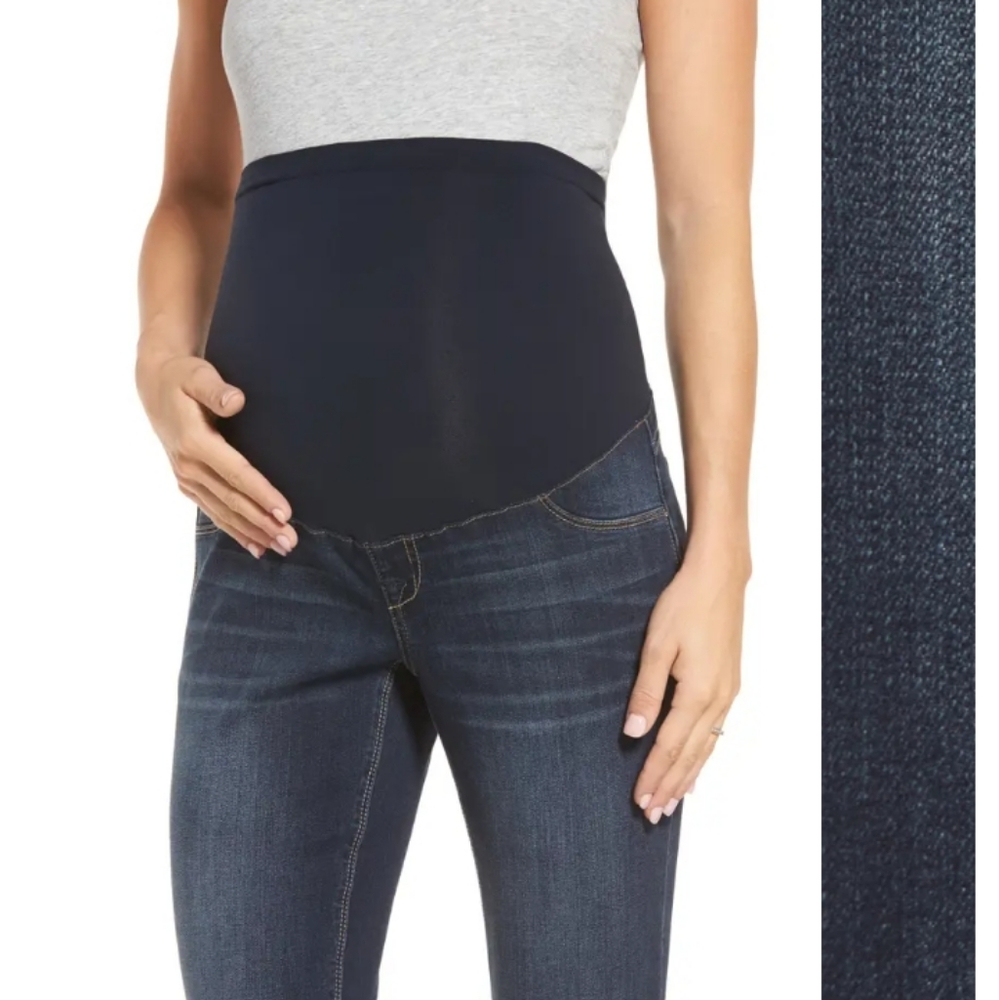1822 denim maternity jeans size 28 Faux front pockets.